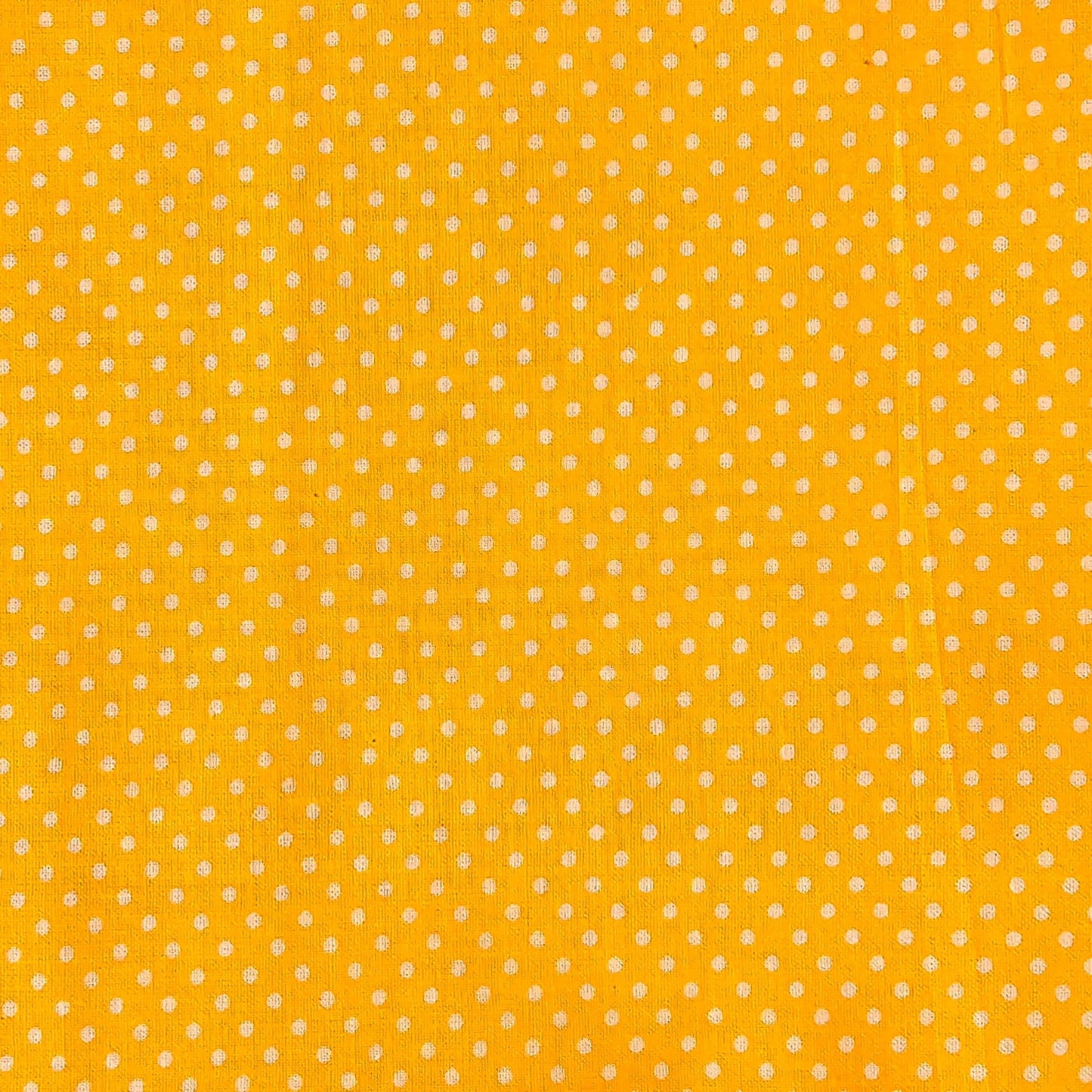 Polka Dot Fabric Basket: Reversible Cotton Canvas Bread Basket