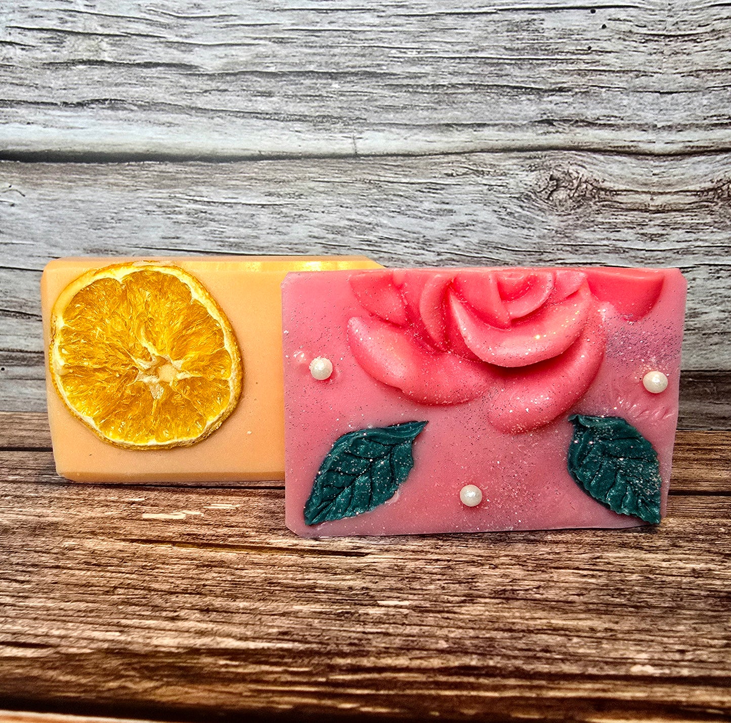 🍊Orange Cinnamon Soap – Festive Handmade Gift