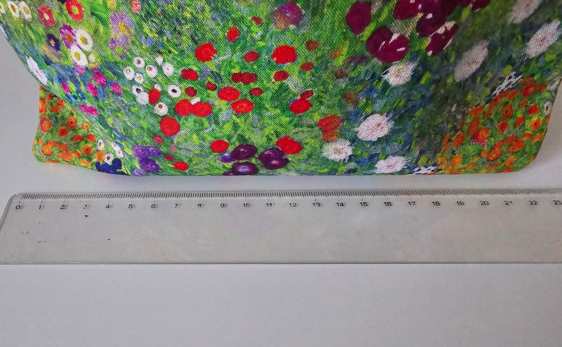 Gustav Klimt Floral Garden Cosmetic Bag – Handmade Makeup & Toiletry Pouch, Gift for Her