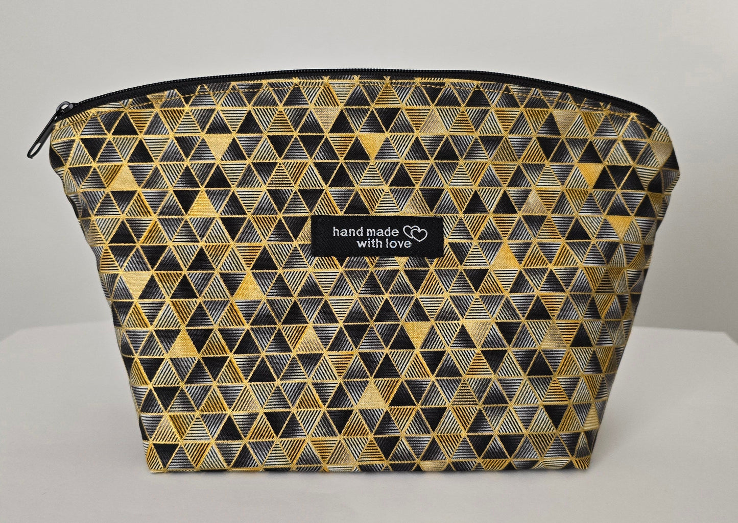 Handcrafted Floral Fabric Cosmetic Bag: UK Made Travel Accessories