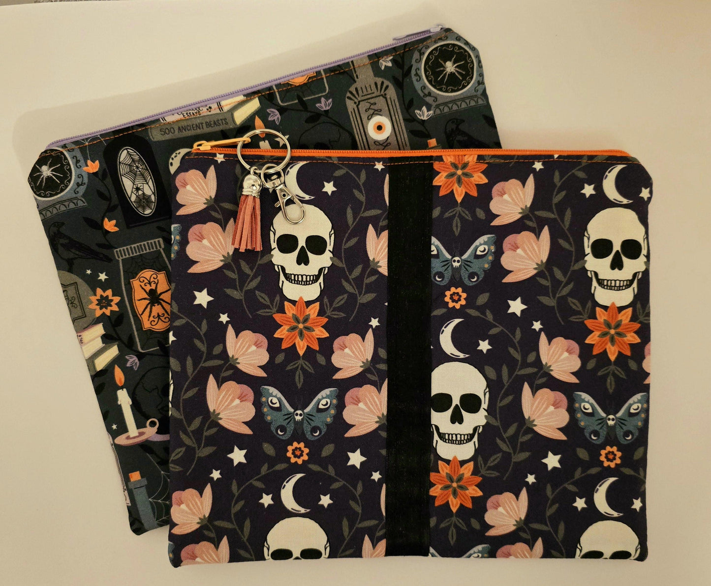 Limited Edition Halloween Makeup Bag: Handcrafted Fabric Cosmetic Bag