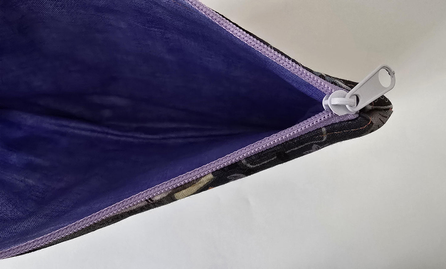 Limited Edition Halloween Makeup Bag: Handcrafted Fabric Cosmetic Bag