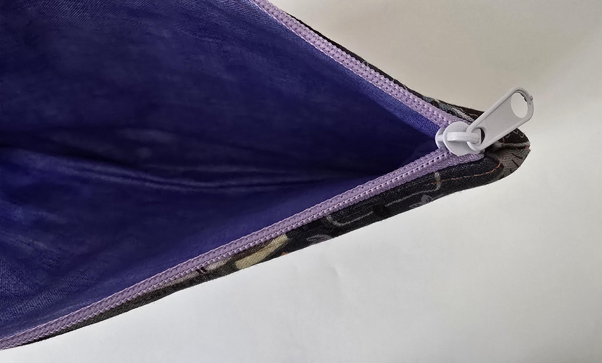 Limited Edition Halloween Makeup Bag: Handcrafted Fabric Cosmetic Bag