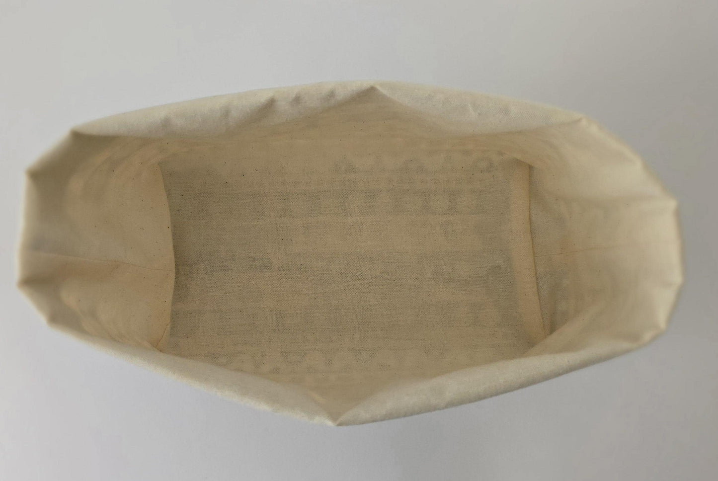 Christmas Fabric Basket: Reversible Bread Basket with Canvas Lining