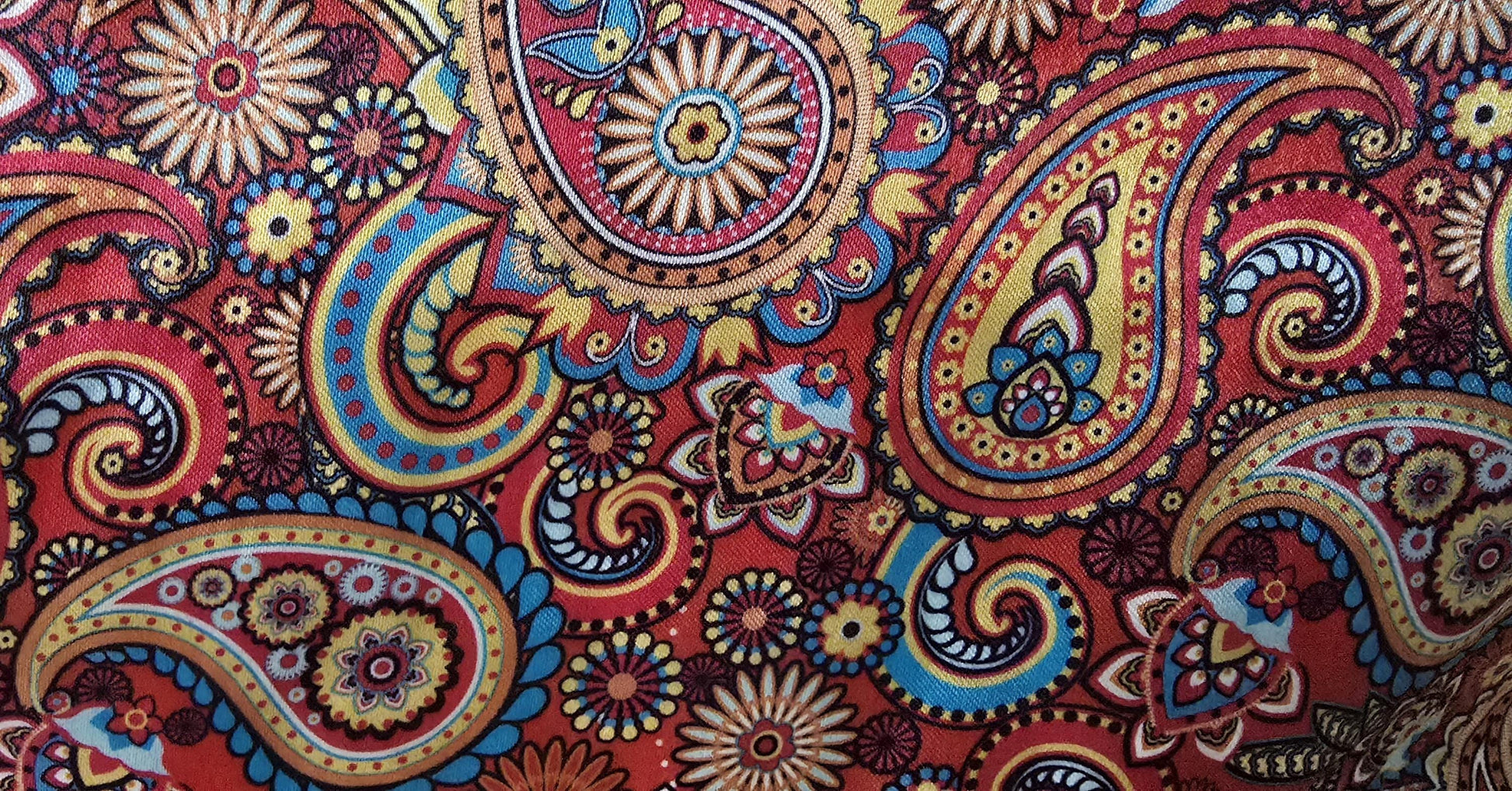 Handcrafted Indian Style Makeup Bag: Jaipur Fabric Cosmetic Bag