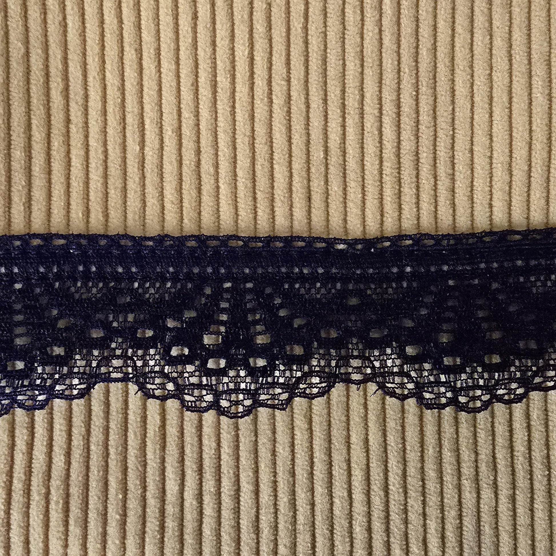 Handcrafted Corduroy Cosmetic Bag: Romantic Style Zipper Pouch