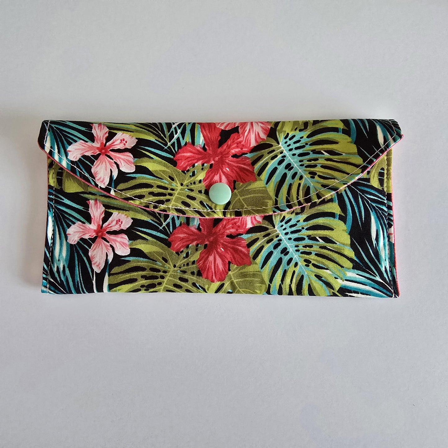 Tropical Collection - padded fabric glasses case. Glasses, sunglasses, eyewear, spectacles, travel accessories, cosmetic bag