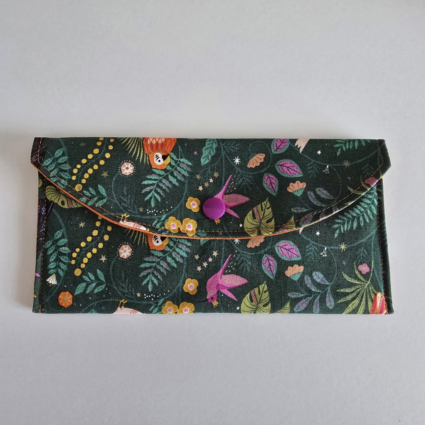 Tropical Collection - padded fabric glasses case. Glasses, sunglasses, eyewear, spectacles, travel accessories, cosmetic bag