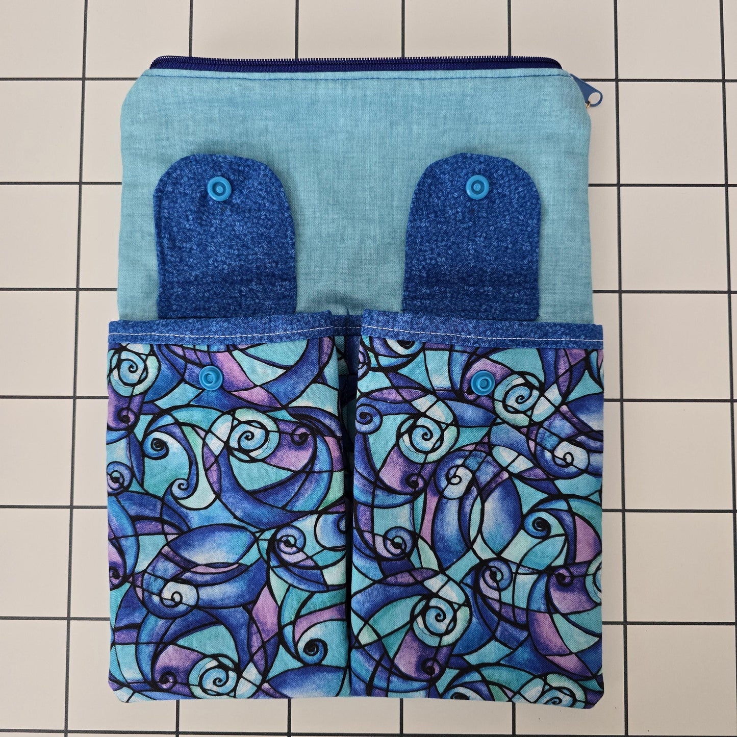 Modern Art Fabric iPad Pro Sleeve: Padded Tablet Case, Handmade in UK