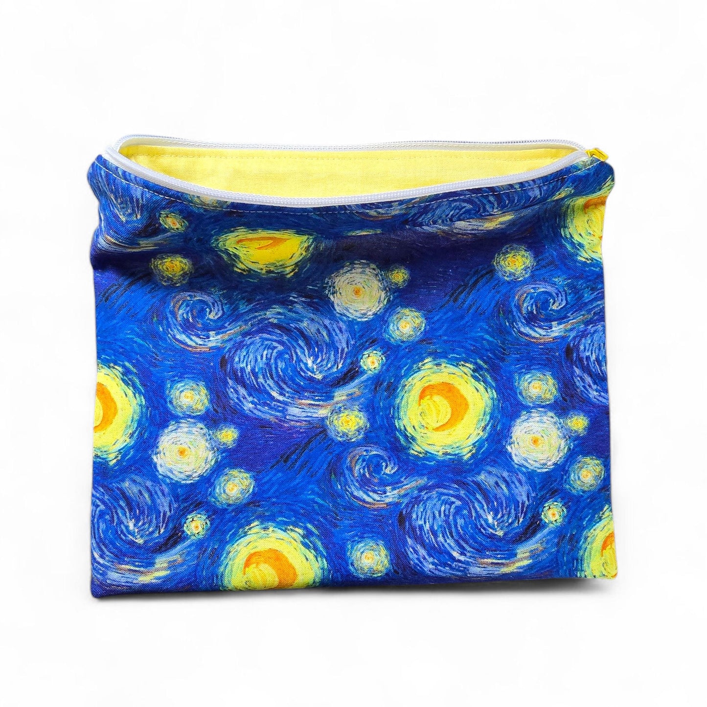 Vincent van Gogh The Starry Night Fabric Cosmetic Bag, Handcrafted Makeup Bag