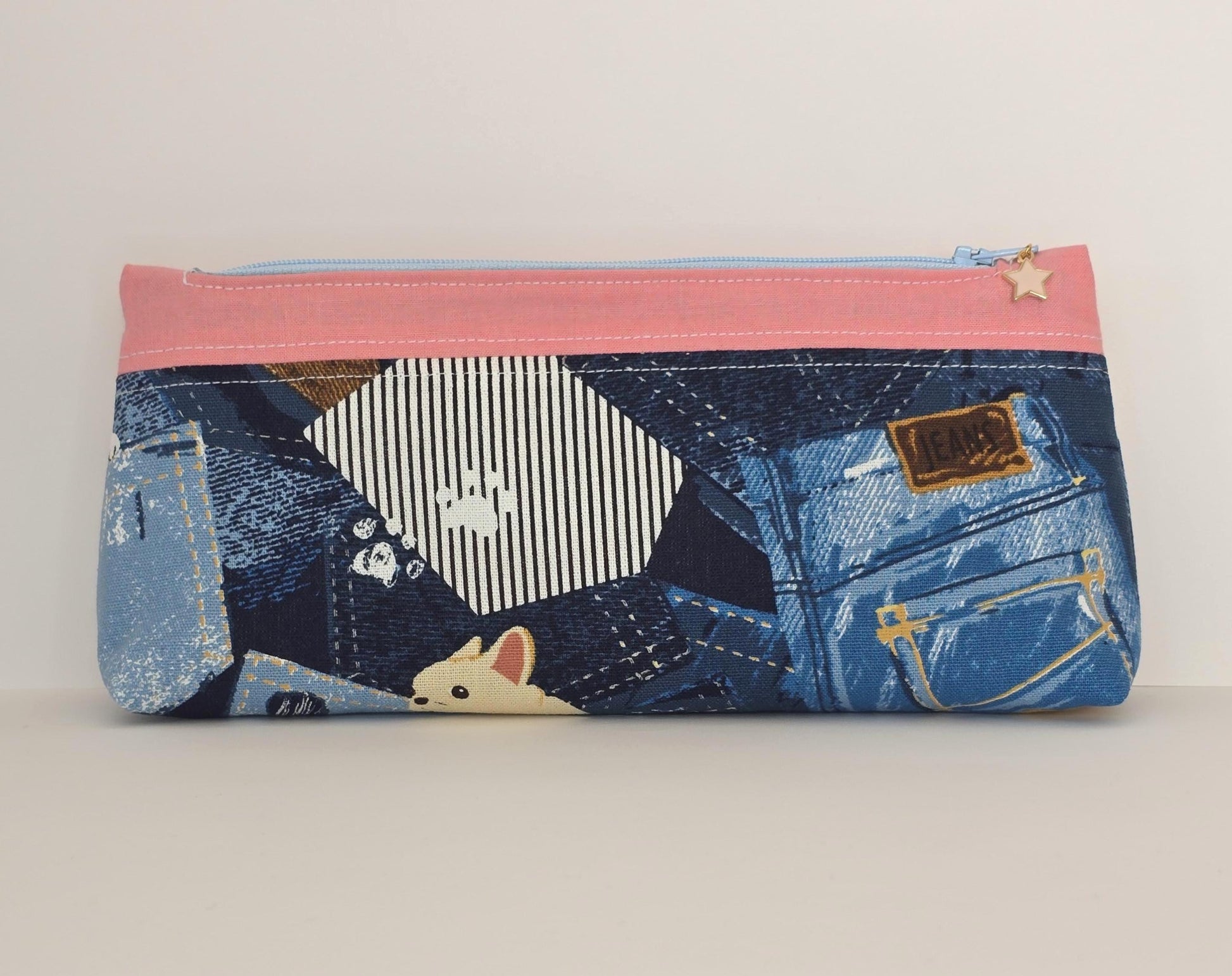 Handcrafted Fabric Take Note pouch - UK Made