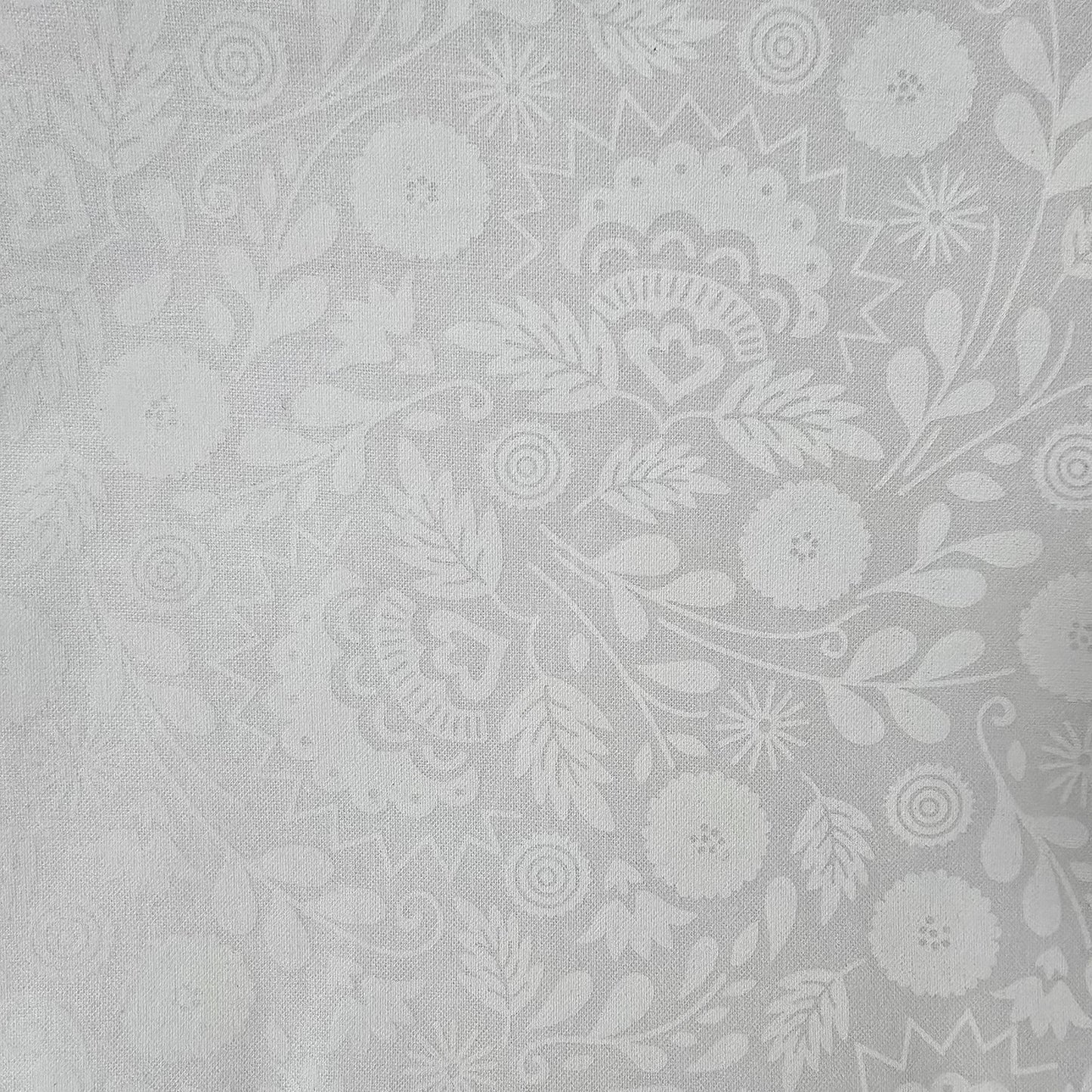 Unique White Collection - Fabric Cosmetic Bag: Handcrafted Makeup Bag, Zipper Pouch