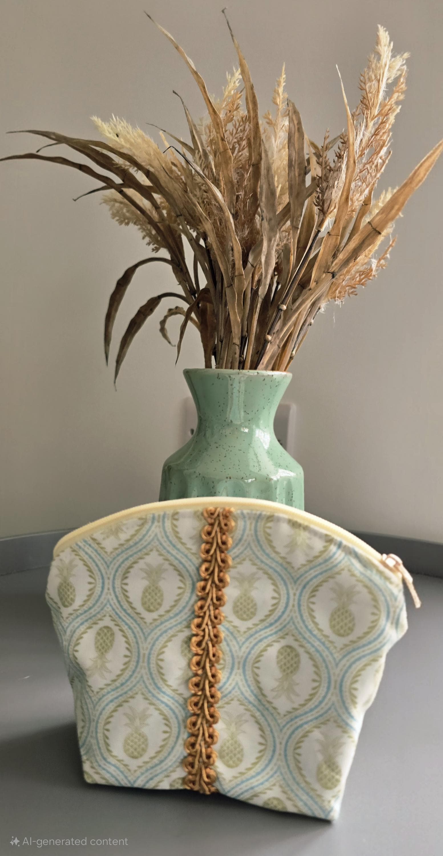 Mini Handcrafted Fabric Cosmetic Bag - UK Made